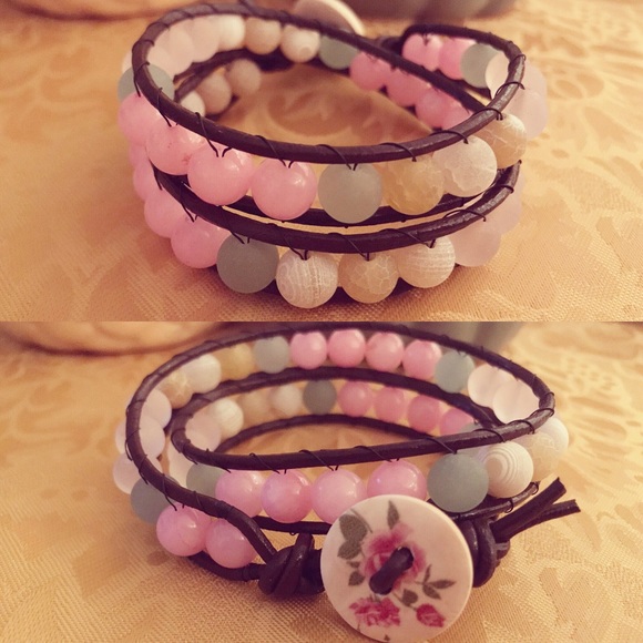 Handmade Healing Gemstone Wrap Bracelet - Picture 1 of 1